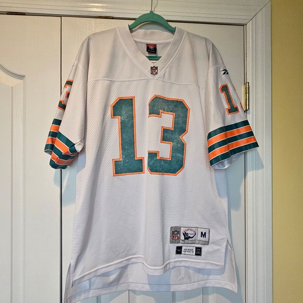 Vintage Reebok NFL Miami Dolphins Dan Marino throwback jersey #13.